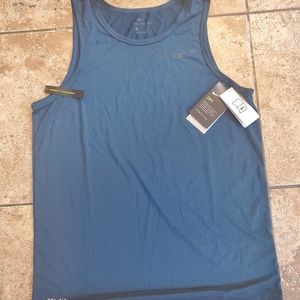 Nike Tee Mens Standard Fit Dry Fit Size M Blue